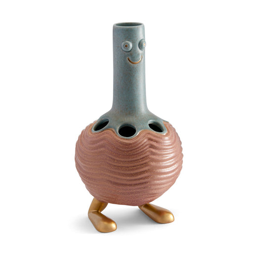 Haas Mavi Pembe Büyük Animal Vazo