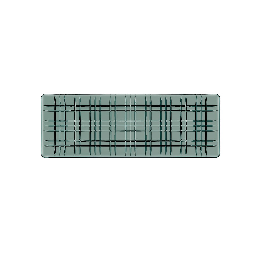 Square Smoke Dikdörtgen Kristal Tabak 41 cm