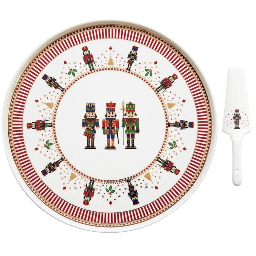 Luxuria-Nutcracker Spatulalı Pasta  Servis Seti