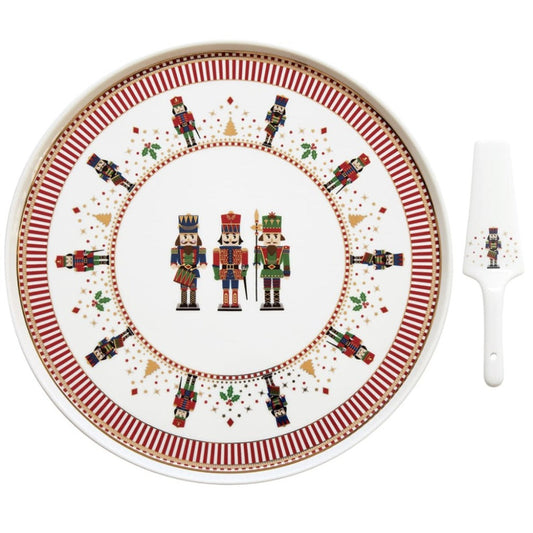Luxuria-Nutcracker Spatulalı Pasta  Servis Seti