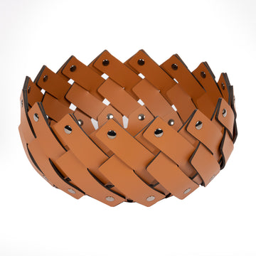 Almeria Taba Yuvarlak Sepet 25x13 cm