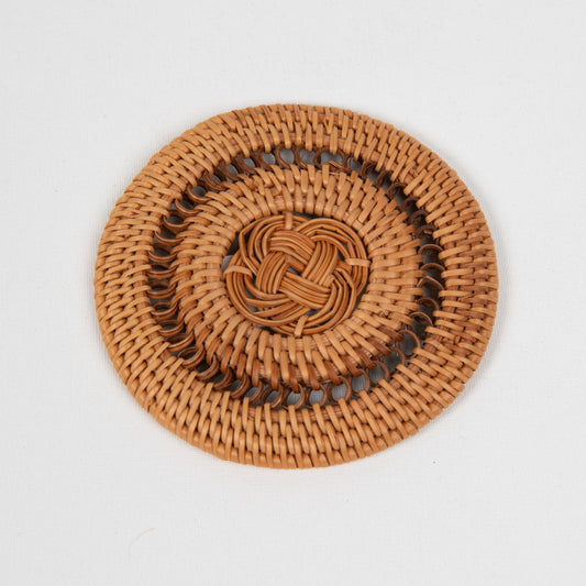Rattan Örgü Bardak Altlığı