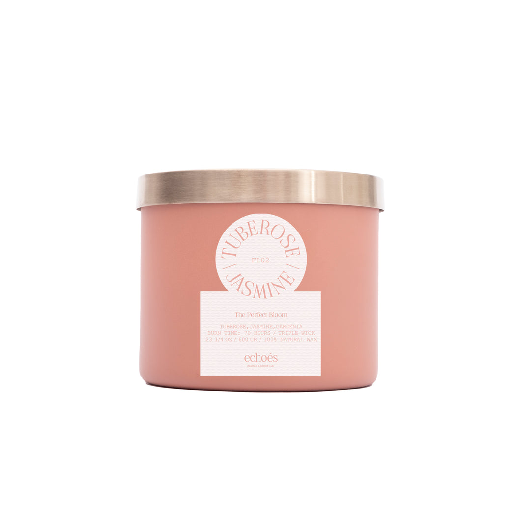 Tuberose Jasmine Büyük Boy Doğal Mum