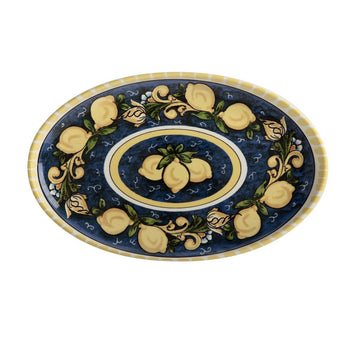 Seramik Salerno Limonlu Oval Servis