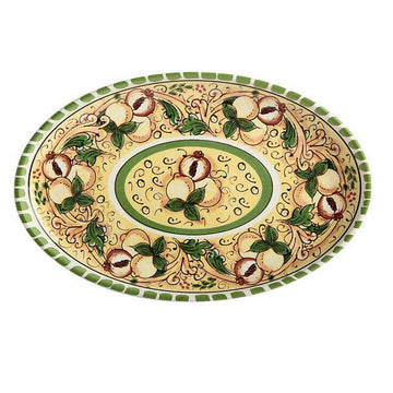 Seramik Salerno Şeftalili Oval Servis