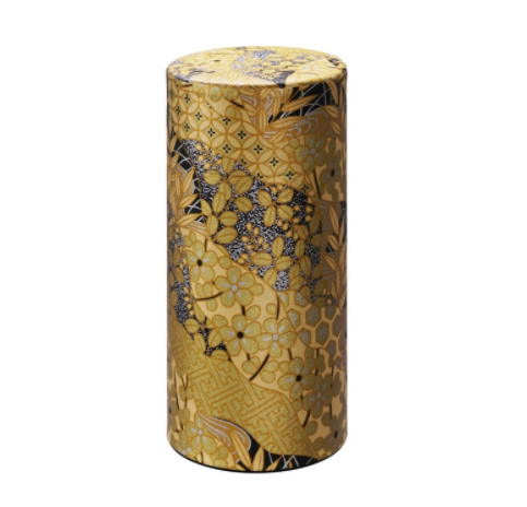 Luxuria Altın Bambu Desen Çay Kutusu