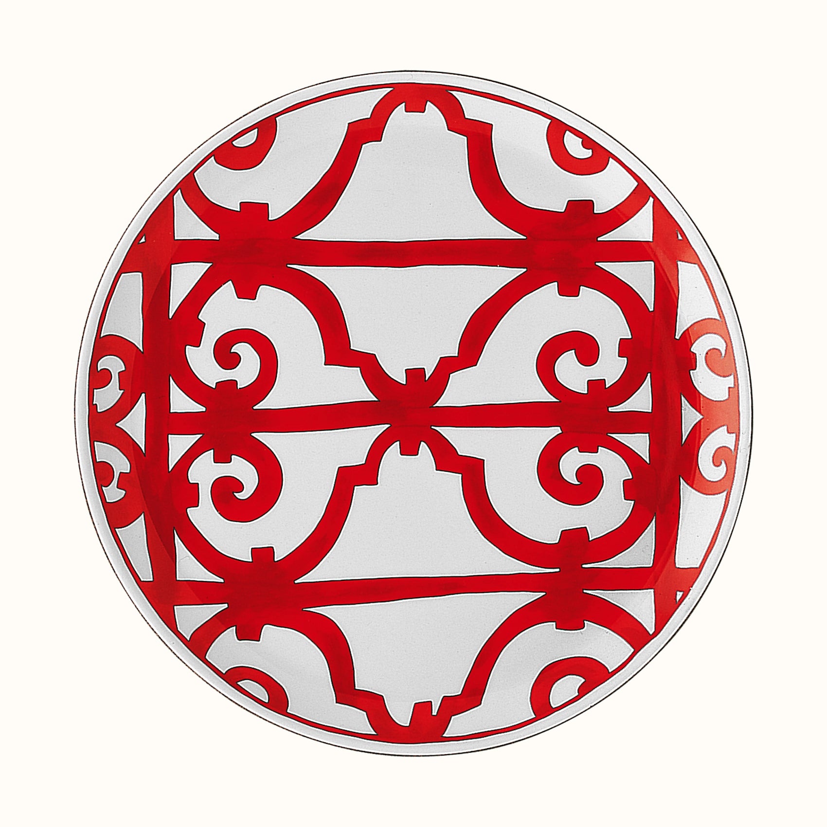 Hermès Balcon Du Guadalquivir Yuvarlak Tart Tabağı