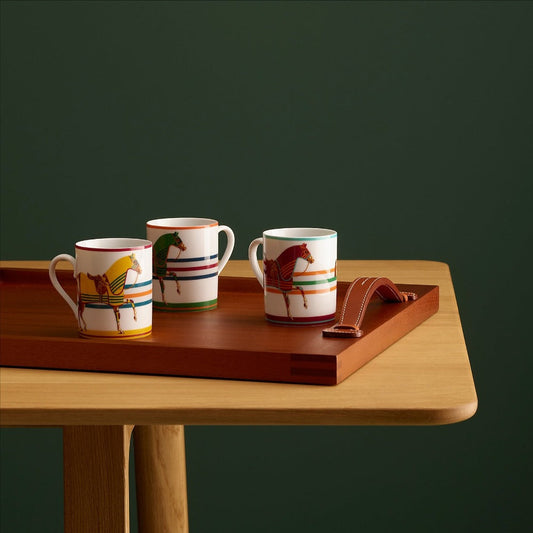 Hermès Cheval A La Couverture Atlı Mug