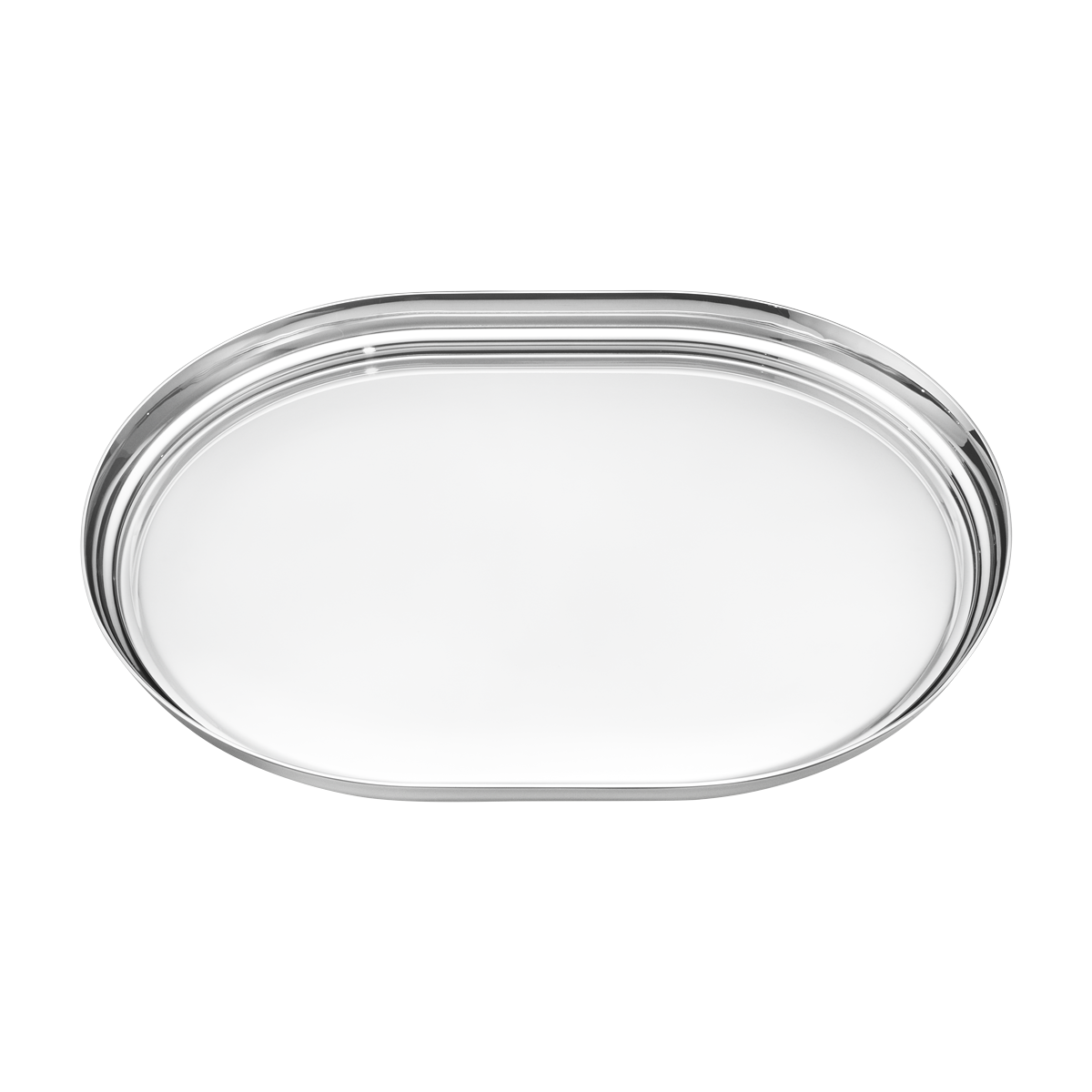 Georg Jensen Manhattan Aynalı Cilalı Paslanmaz Tepsi