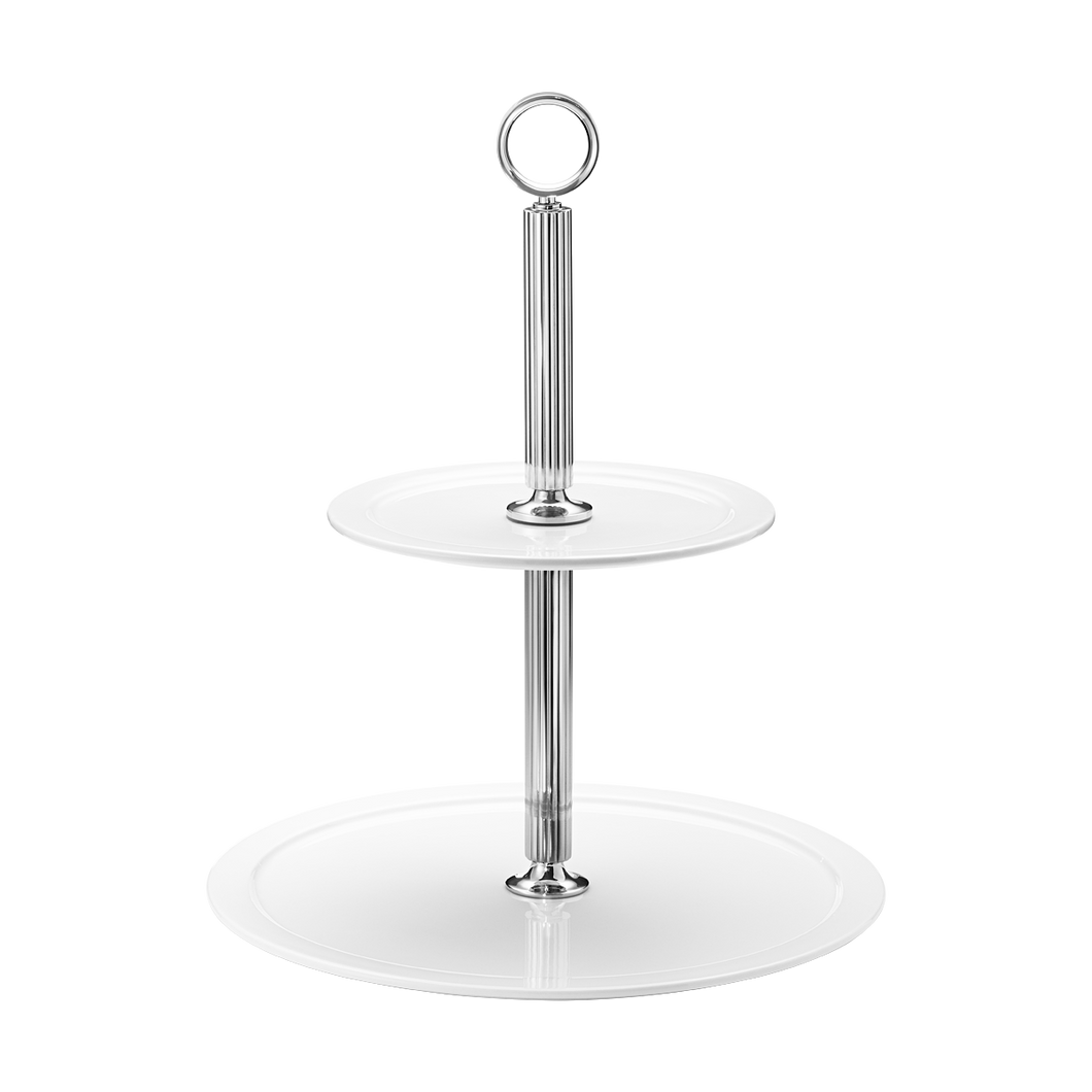 Georg Jensen Bernadotte 2 Katlı Servis