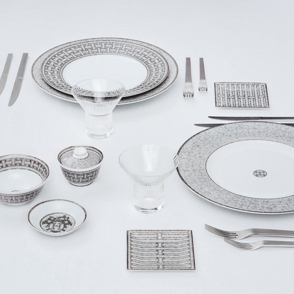Hermès Mosaique Au 24 Platin Tabak