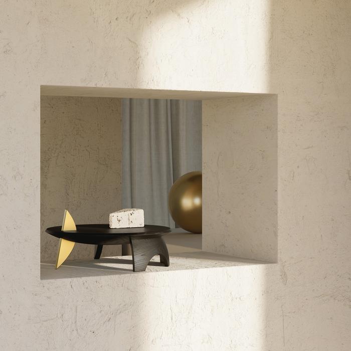 L'objet Kelly Behun Standlı Oval Dekoratif Kase /Kase