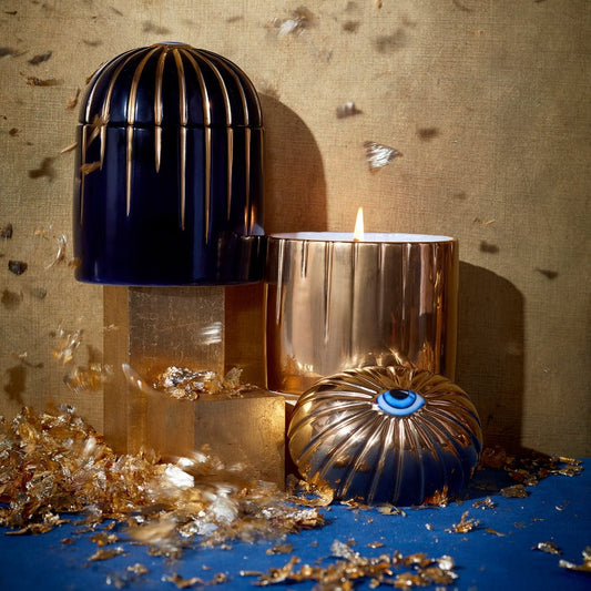 L'objet Lito Eye Mavi ve Gold Mum