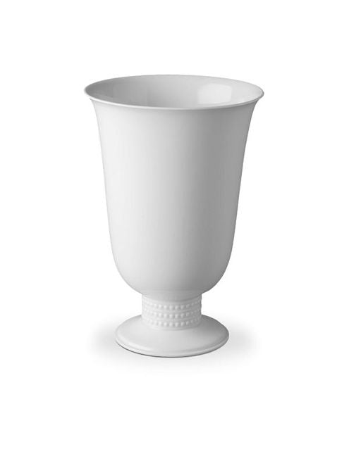 L'objet Perle Beyaz Ayaklı Vazo