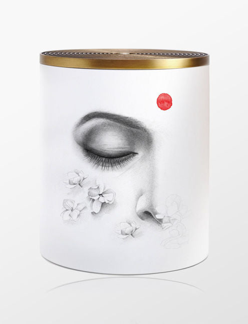 L'objet Jasmin D'indle Büyük Mum