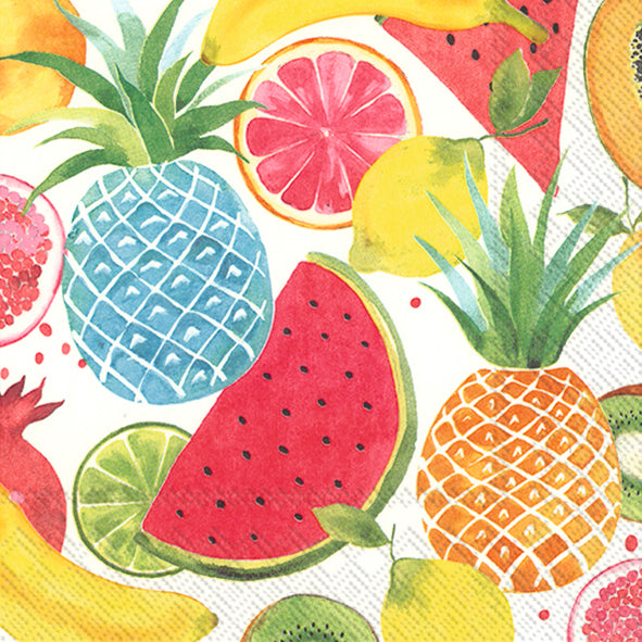 Ihr Fruity Fruits Meyve Desenli Yemek Peçetesi