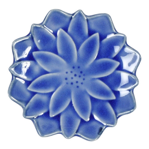 Luxuria Mavi Çiçek Tabak