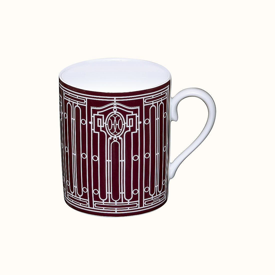Hermès H Deco No2 Rouge Kahve ve Çay Kupası Kırmızı