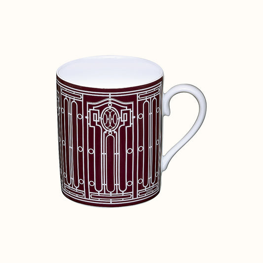 Hermès H Deco No2 Rouge Kahve ve Çay Kupası Kırmızı