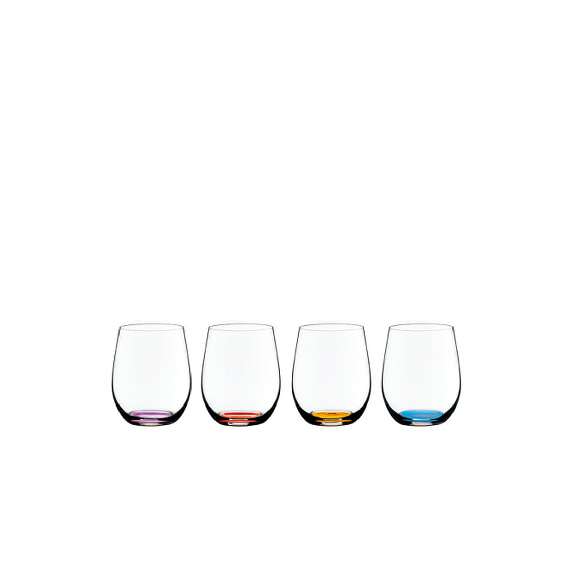 Riedel Happy O-2- Renkli Su Bardağı 4'lü Set