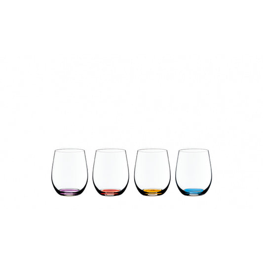 Riedel Happy O-2- Renkli Su Bardağı 4'lü Set