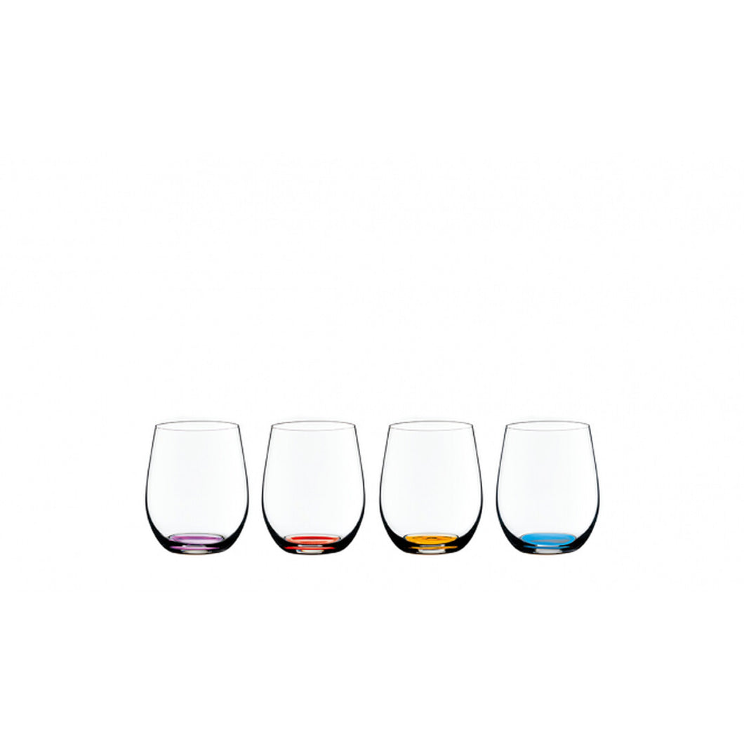 Riedel Happy O-2- Renkli Su Bardağı 4'lü Set