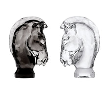 Görseli Galeri görüntüleyiciye yükleyin, Şeffaf Kristal At Başı Orta Boy
