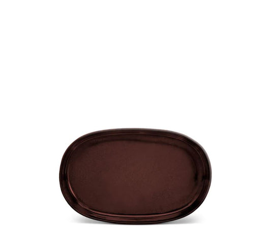 Terra Kahverengi Oval Servis