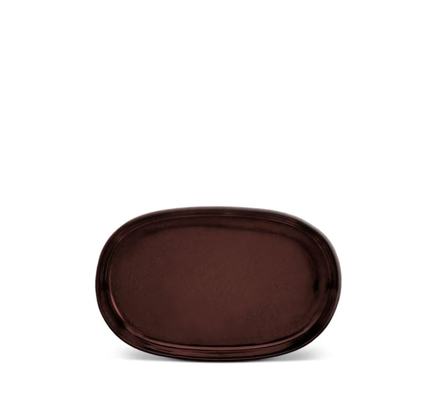 Terra Kahverengi Oval Servis